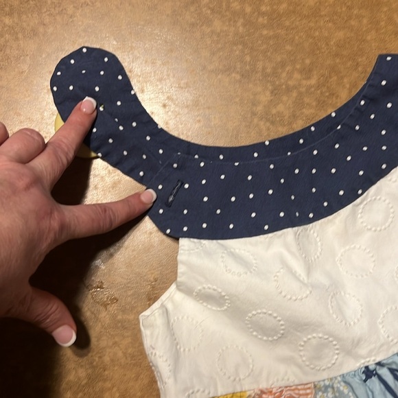 Persnickety button dress size 6 (damaged- please read description) - Picture 2 of 5